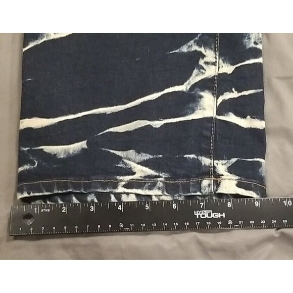 Evolution In Design Jeans Men 48 51×33 Baggy Skater Y2k Denim Hip Hop Acid Wash - Picture 11 of 12